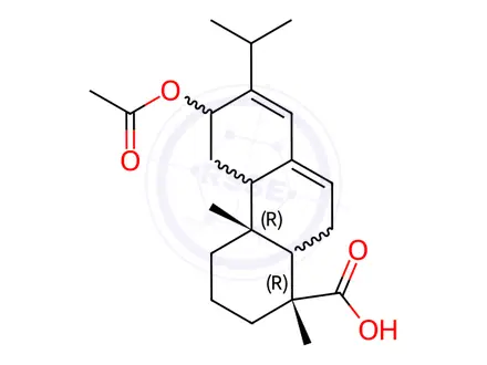 Chemical structure of Abietic Acid Impurity 23