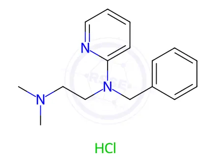 Chemical structure of Tripelennamine hydrochloride