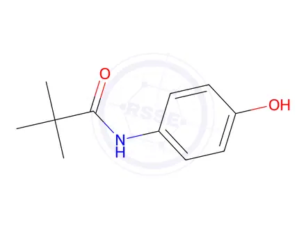 Chemical structure of n-(4-Hydroxyphenyl)pivalamide