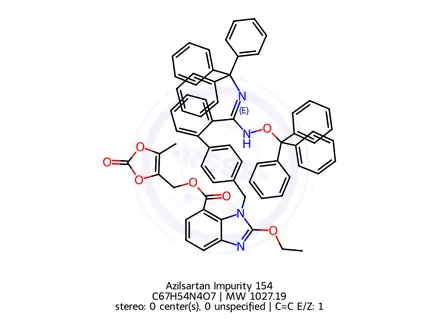 Chemical structure of Azilsartan Impurity 1026