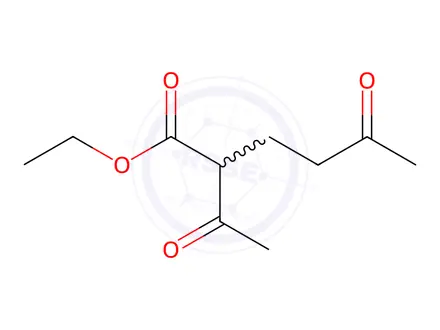 Chemical structure of 2-ACETYL-5-OXO-HEXANOIC ACID ETHYL ESTER