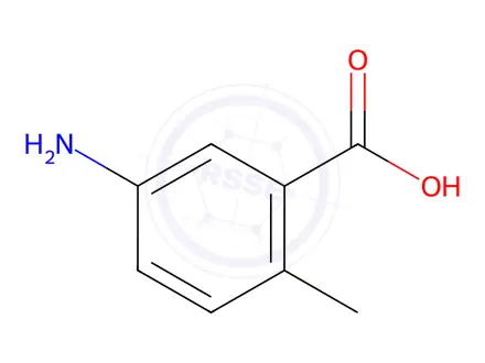 Chemical structure of 5-Amino-2-methylbenzoic Acid