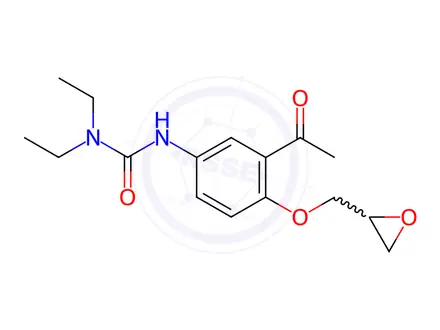 Chemical structure of Celiprolol Impurity 7 (Celiprolol EP Impurity G)