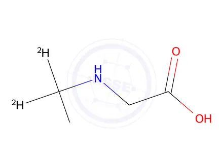 Chemical structure of Sarcosine-d3