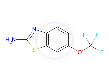 Chemical structure of Riluzole
