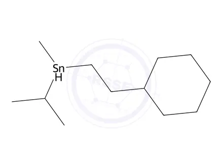 Chemical structure of Cyclohexylethylisopropyl(methyl)stannane