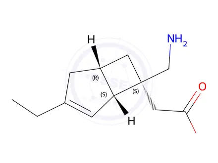 Chemical structure of Mirogabalin