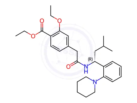 Chemical structure of Repaglinide Impurity 87
