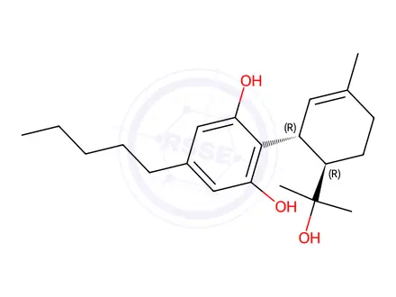Chemical structure of Cannabidiol Impurity 6