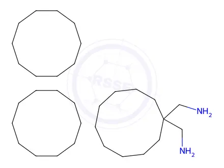 Chemical structure of tricyclodecanebis(methylamine)