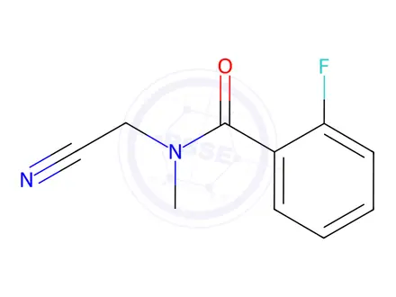 Chemical structure of N-(Cyanomethyl)-2-fluoro-N-methylbenzamide