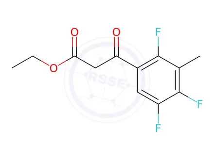 Chemical structure of Ethyl 3-(2,4,5-trifluoro-3-methylphenyl)-3-oxopropanoate