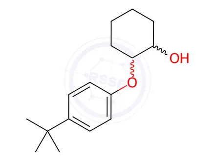 Chemical structure of Cyclohexanol-2-(4-Tert-Butyl-Phenoxy)