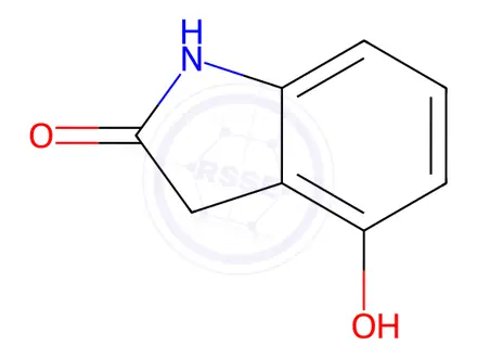Chemical structure of 4-Hydroxyindolin-2-One