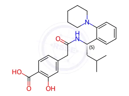 Chemical structure of Repaglinide Impurity 68