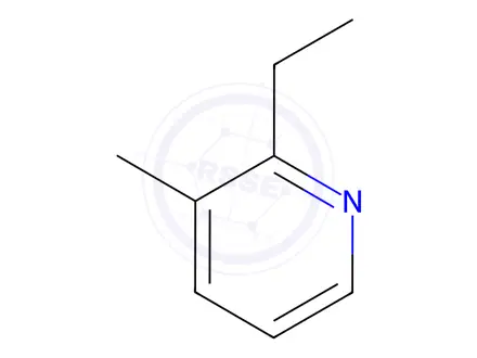 Chemical structure of 2-Ethyl-3-Methylpyridine