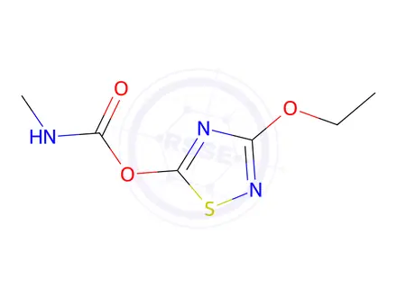 Chemical structure of 3-Ethoxy-1,2,4-thiadiazol-5-yl methylcarbamate