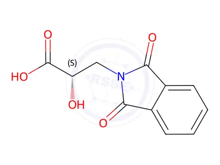 Chemical structure of (S)-3-(1,3-Dioxo-1,3-dihydro-isoindol-2-yl)-2-hydroxy-propionic acid
