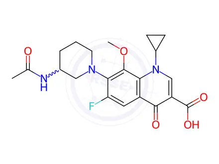 Chemical structure of Balofloxacin Impurity 16