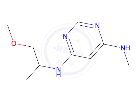 Chemical structure of n4-(1-methoxypropan-2-yl)-n6-methylpyrimidine-4,6-diamine