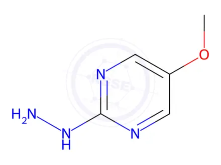 Chemical structure of 2(1H)-Pyrimidinone, 5-methoxy-, hydrazone (9CI)