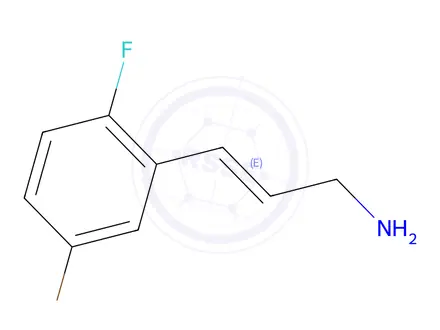 Chemical structure of 3-(5-Bromo-2-fluorophenyl)prop-2-en-1-amine