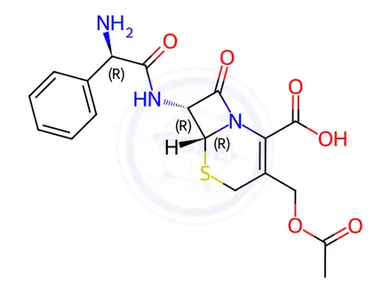 Chemical structure of Cephaloglycin