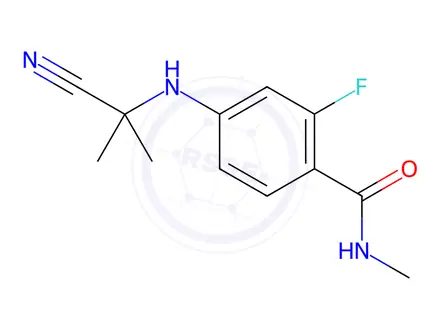 Chemical structure of Enzalutamide Impurity 130