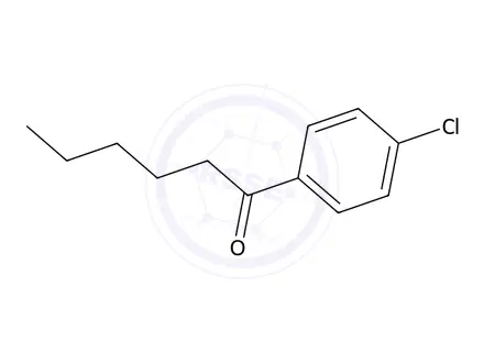 Chemical structure of 1-(4-Chlorophenyl)hexan-1-one