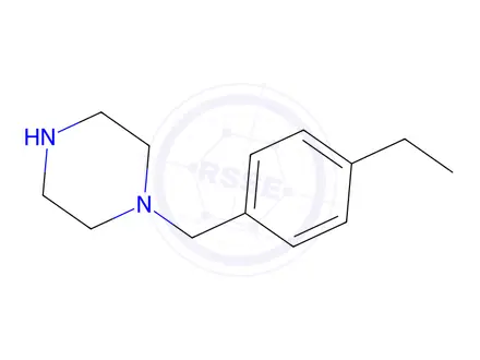 Chemical structure of 1-(4-Ethyl-benzyl)-piperazine