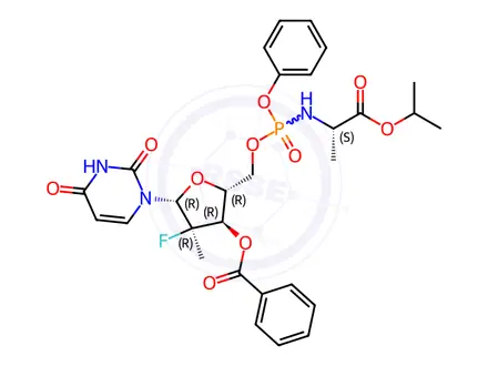 Chemical structure of Sofosbuvir Impurity 183
