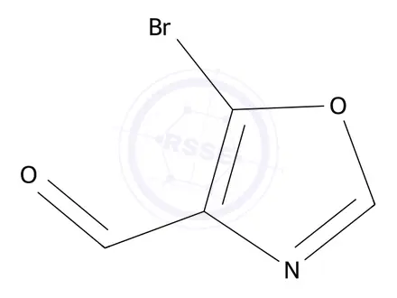 Chemical structure of 5-Bromooxazole-4-carbaldehyde