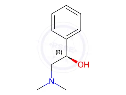 Chemical structure of [R,(-)]-α-[(Dimethylamino)methyl]benzyl alcohol