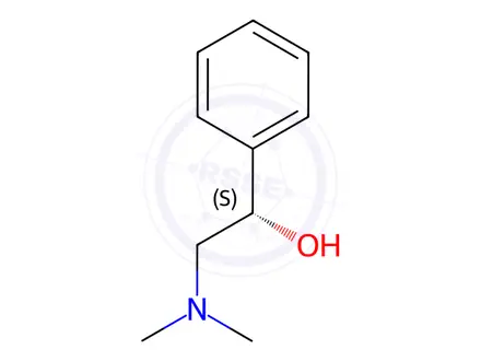 Chemical structure of (1S)​-​2-​(dimethylamino)​-​1-​phenylethan-​1-​ol