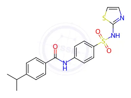 Chemical structure of Phthalylsulfathiazole Impurity 66