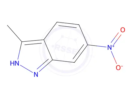 Chemical structure of 3-Methyl-6-Nitro-1H-Indazole