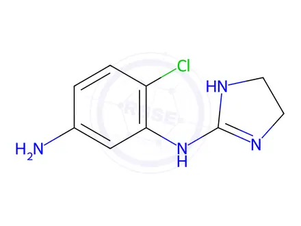 Chemical structure of Apraclonidine Hydrochloride Impurity 12