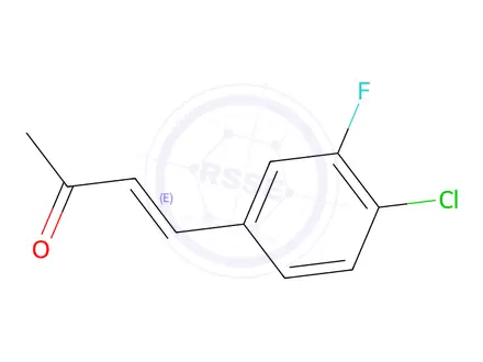 Chemical structure of 4-(4-Chloro-3-fluorophenyl)but-3-en-2-one
