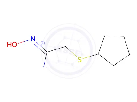 Chemical structure of 2-(Cyclopentylthio)-n'-hydroxyacetimidamide