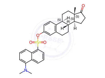 Chemical structure of 3-dansylestrone