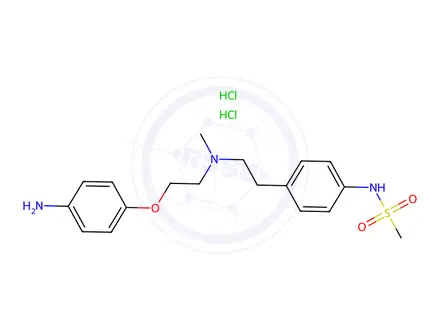 Chemical structure of Dofetilide N-Desmethylsulfonyl Impurity
