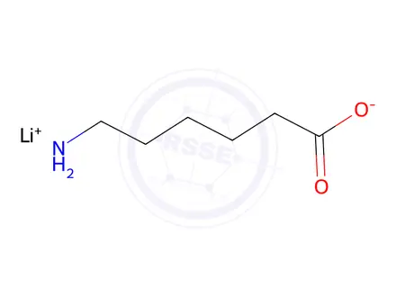 Chemical structure of Lithium 6-aminohexanoate