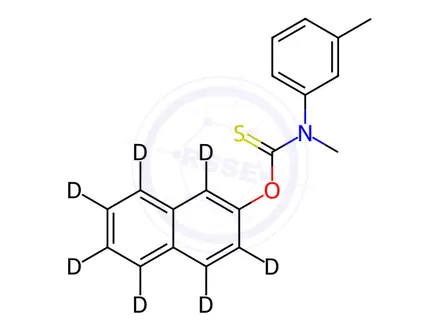 Chemical structure of Tolnaftate-d7