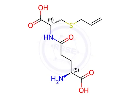 Chemical structure of L-γ-Glutamyl-(S)-Allyl-Cysteine