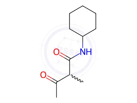 Chemical structure of N-Cyclohexyl-2-methyl-3-oxobutanamide