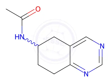 Chemical structure of N-(5,6,7,8-Tetrahydro-quinazolin-6-yl)-acetamide