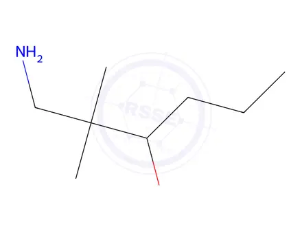 Chemical structure of 1-Amino-2,2-dimethylhexan-3-ol
