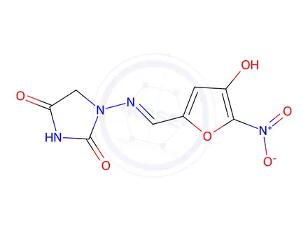 Chemical structure of 4-Hydroxy nitrofurantoin