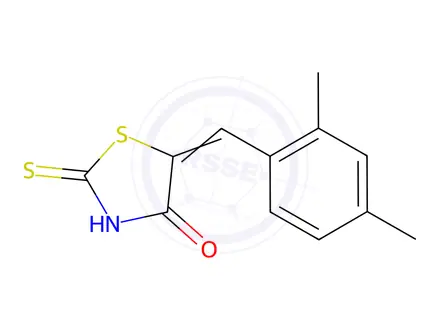 Chemical structure of (5Z)-5-(2,4-Dimethylbenzylidene)-2-sulfanyl-1,3-thiazol-4(5H)-one