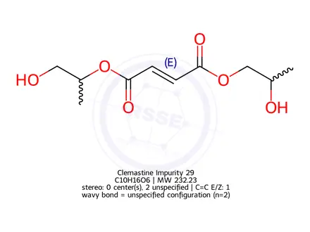 Chemical structure of Clemastine Impurity 36